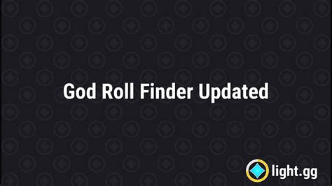 god roll finder